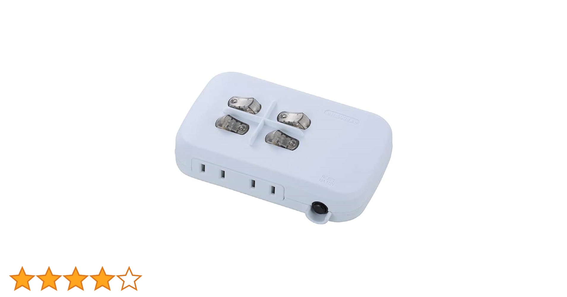(未使用･未開封品)　LED個別スイッチ付き 節電タップ 4個口 [HS-A1759W] v1yptgt Amazon.co.jp: LED個別スイッチ付き 節電タップ 4個口 [HS